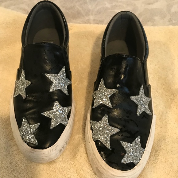 Sneaker Vintage Havana black with silver star